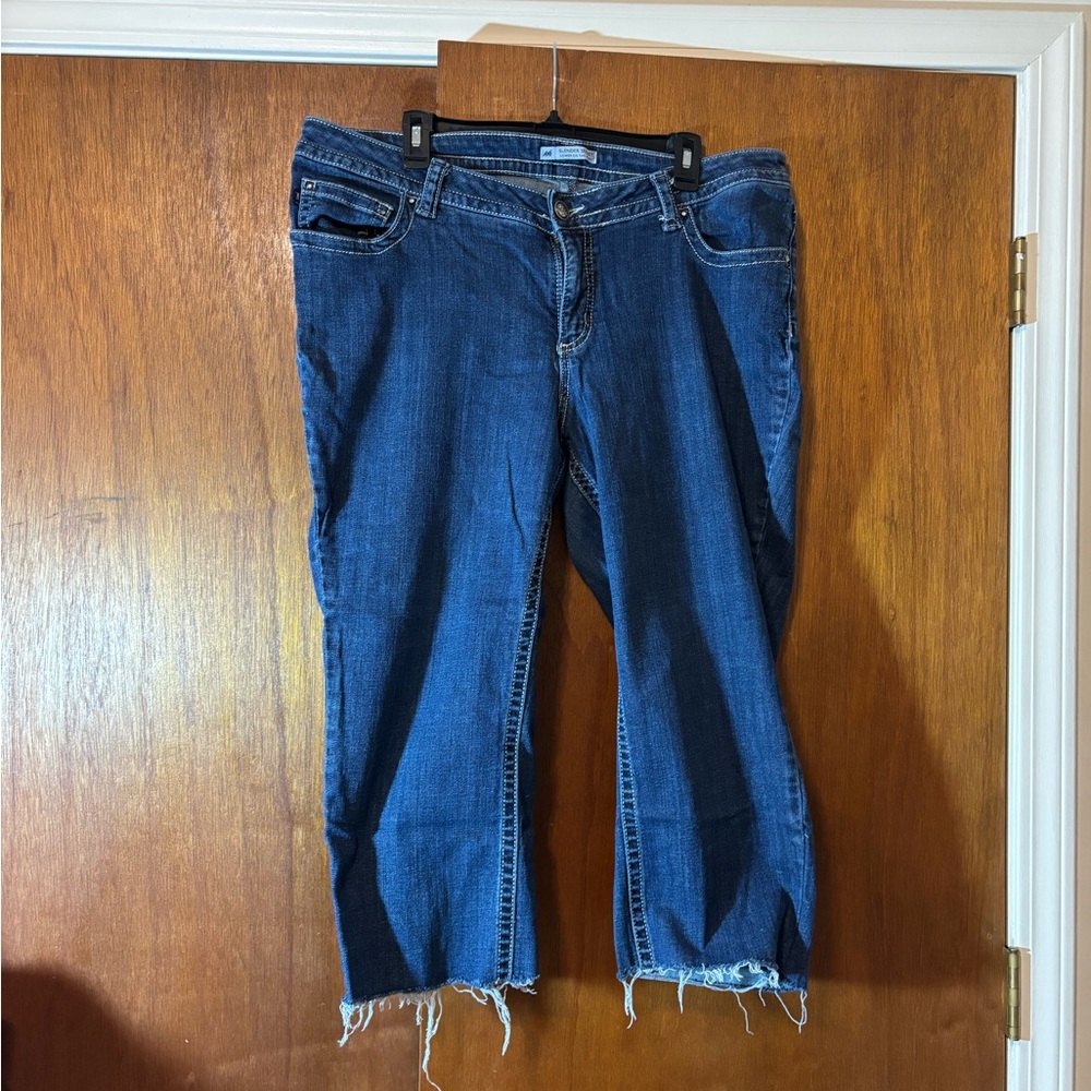 🐠 Lee Blue Straight Crop Leg Jeans Classic Style